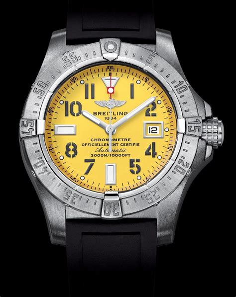 breitling avenger seawolf limited edition blacksteel code yellow chronograph|breitling avenger ii seawolf yellow.